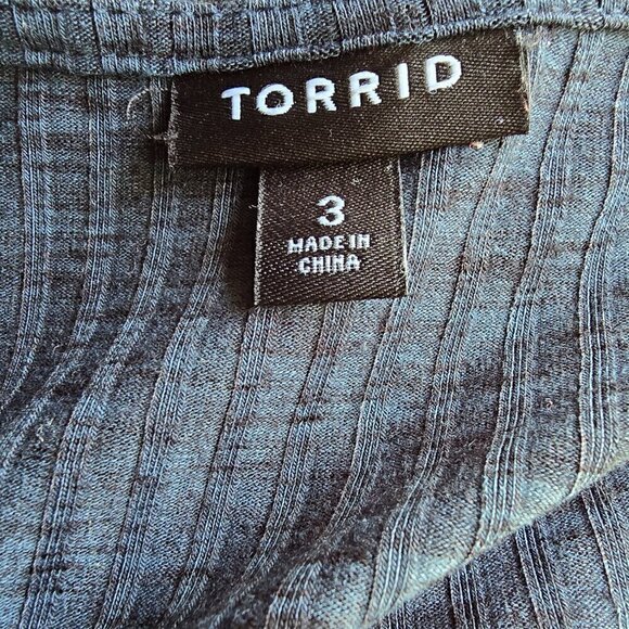 Torrid Green Boho Solid Plus Size Dress, Size 3 - Picture 4 of 6